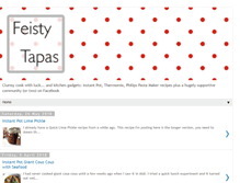 Tablet Screenshot of feistytapas.com